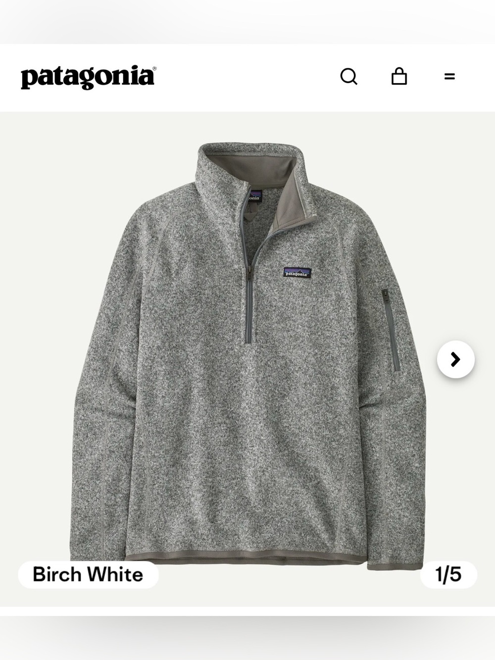 Patagonia - women’s Better Sweater 1/4-Zip Fleece